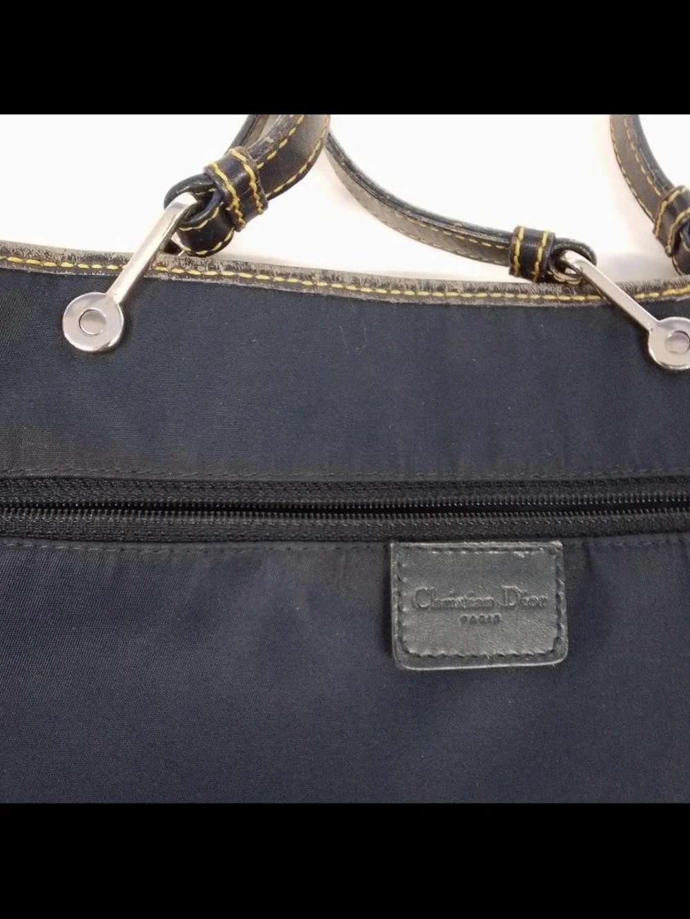 Dior Brown Monogram Canvas Tote with Long Straps